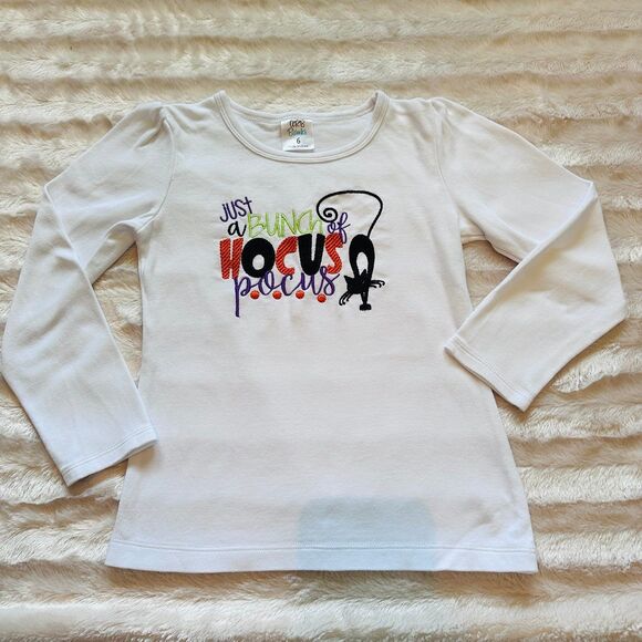 Girls Embroidered Long Sleeve Halloween Top Size 4 - Picture 3 of 10